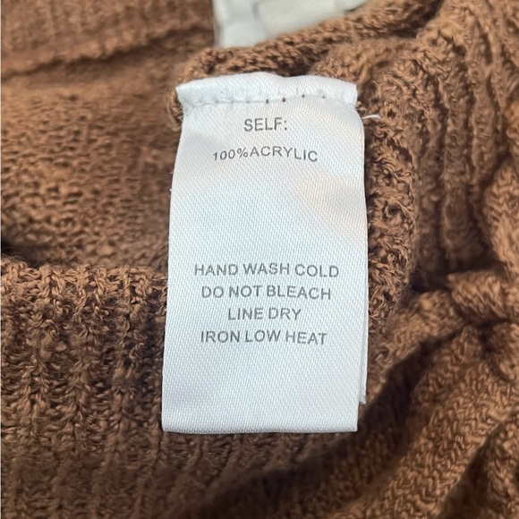 Promesa Pant and Top Set with Stars Brown Mocha Color Wide Leg Size Large - Picture 15 of 16